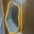 Mirror, Full-Length Frameless LED Wall Mirror - 60x24 Inches, 4mm Thickness | Imported Irani Glass | Available in White & Warm Light | Shockproof Packaging | Modern Design for Bedrooms & Living Rooms. 
