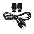 S-Video SVideo SVHS Cable 4-pin Male to Male DVD DSS TV, S-Video Cable for TV, S-VHS, VCRs, DVD, Camcorders, Video Cards - Mini Din 4-Pin Male to Male S-Video Cable. 