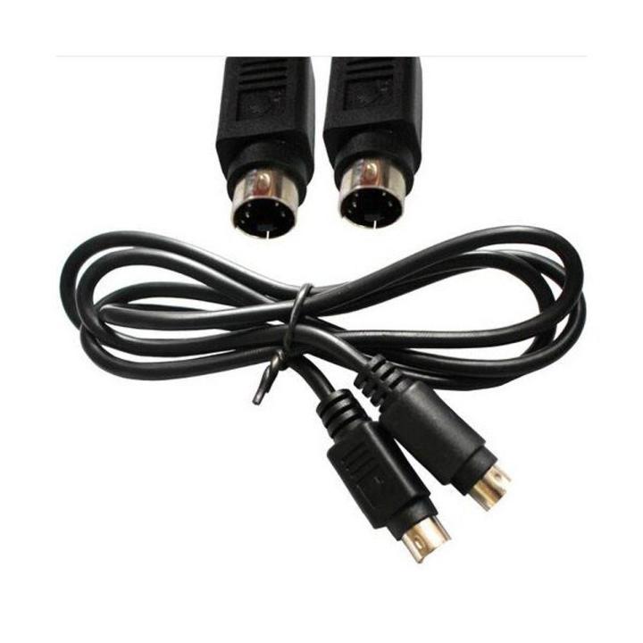 S-Video SVideo SVHS Cable 4-pin Male to Male DVD DSS TV, S-Video Cable for TV, S-VHS, VCRs, DVD, Camcorders, Video Cards - Mini Din 4-Pin Male to Male S-Video Cable