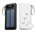 SOVO X26 Power Bank - 10000  mAh Power Bank - Super-Fast Charging Power Bank - Solar Charging - Strong LED Flashlight - 1 Year Official Warranty - Compatible With iOS And Android Devices. 