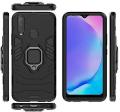 Vivo Y15 Case Armor Bumper with Ring Stand Shockproof Back Case (Random colors). 