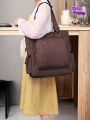 Tote Bag Nylon Multi Pocket Shoulder Bags Laptop Work Bag Teacher Purse and Handbags for Women & Men (Mix/Random Colors). 