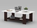 DIY Wood Coffee Table Centre Table (Finish Color - Wenge White, Do-It-Yourself)). 