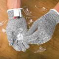 Outdoor Camping Climbing Gloves Safety Anti-cut Gloves Resistant Stainless Steel Wire Metal Mesh Cut-Resistant Safety Gloves. 