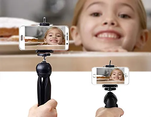 Mini%20Tripod%20Stand+%20Universal%20Mobile%20Holder/Mobile%20Mount%20Clip%20for%20Digital%20Camera%20&%20iPhone%20Android%20Phone%20Smartphones%20and%20Selfie%20Sticks,%20DSLR,with%20Universal%20Holder%20-%20Image%206