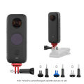 Panoramic Camera Mount Holder Clip Selfie Stick Connector for Insta 360 One X/X2. 