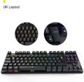 Gaming Keyboard DREVO Tyrfing 88 Key V2 UK Layout RGB Backlit Mechanical  Tenkeyless Blue Switch, (OPEN BOX). 