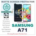 SAMSUNG A71 MATTE SCREEN PROTECTOR / AG MATTE CERAMIC SCREEN PROTECTOR FOR SAMSUNG A71 / 9D MATTE SCREEN PROTECTOR WITH BORDER FOR SAMSUNG A71 /unbreakable anti shock hybrid film 9D /11D / 21D / 6D / 100D matte Screen Protector FOR SAMSUNG A71. 