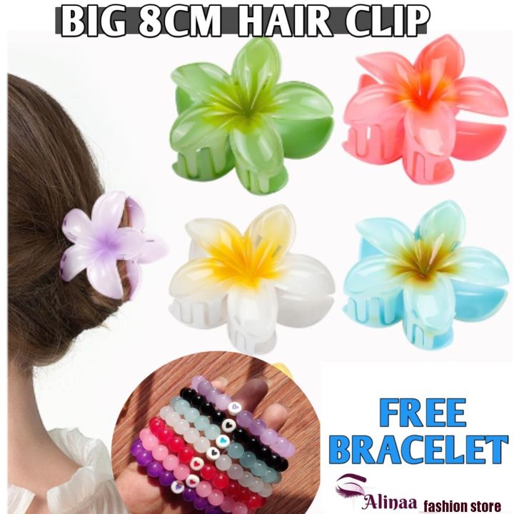 Flower Hair Clips for Girls | Candy Color Korean Flower Hair Claw for Women | Stylish Hair Catcher for Girls | Durable & Trendy Hair Accessories | Beautiful Candy Color Floral Hair Clips for Daily, Party, and Special Occasions | Perfect for All Hair Types