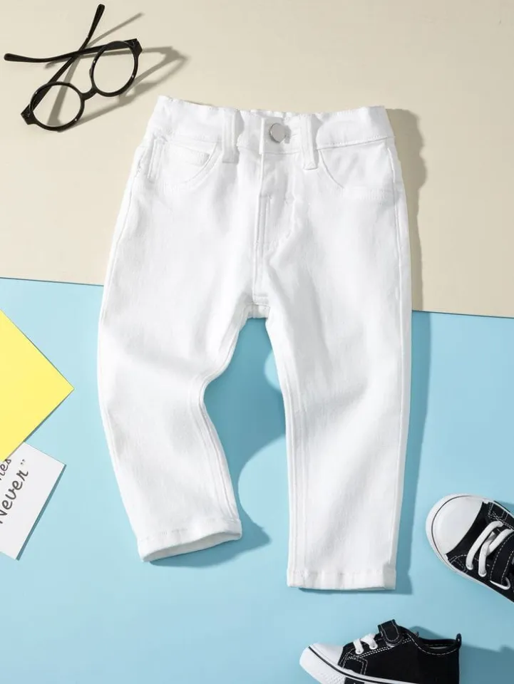 Stylish White Pants for Kids Ages 5 12 Comfortable Trendy Options Children Fashion Style Brand New Pants Pants Jeans Available in all