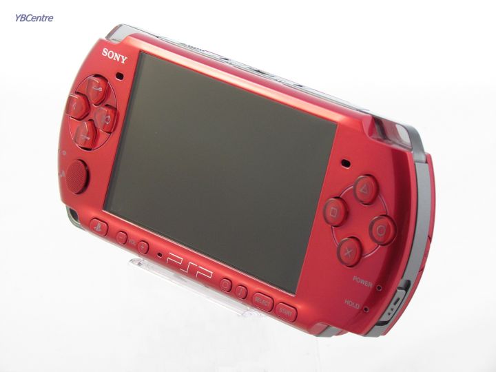 psp 3000 red colour portable 3000 with 64 gb memory card new battrie new charger