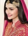 Shocking Pink Georgette Embroidered Semi-Stitched Lengha Suit For Women - 3 Pcs Parachi-51005. 