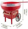 HT Electric Cotton Candy Machine Sugar Floss Maker Mini Countertop Cotton Candy Maker for Home Birthday Family Party. 