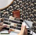 100 Pcs Self Adhesive Wall Tile Sticker. 