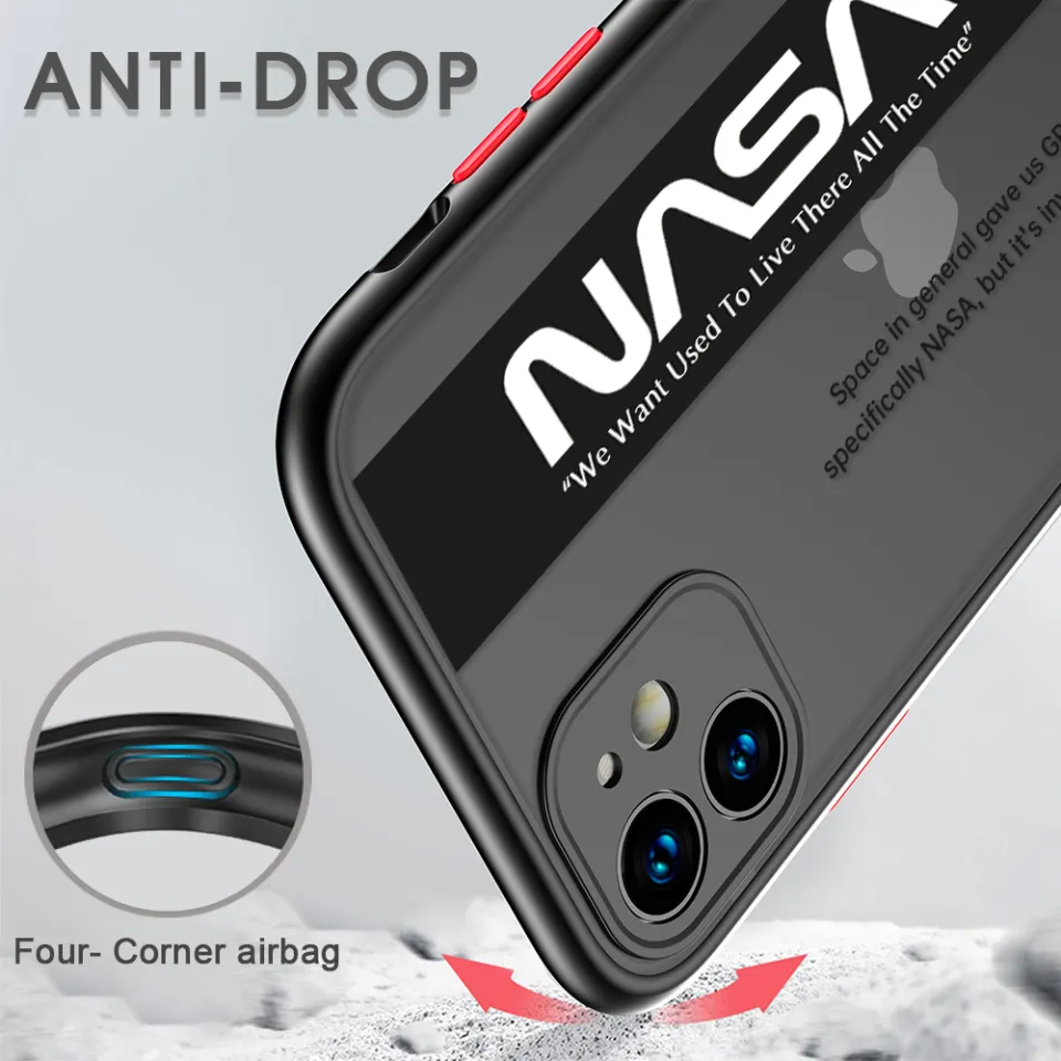 UCUC for Realme Pro Back Cover Stripe NASA Frosted Transparent