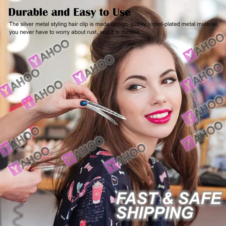 Pack%20of%2012%20Steel%20Section%20Clips%20Hair%20Salon%20Sectioning%20Clips%20For%20Women%20Duck%20Clips%20Hair%20Clip,%20Hair%20Accessory%20Set%20%20(Silver)%20-%20Image%204