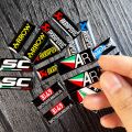 For Akrapovic Termignoni YOSHIMURA ARROW 3D Drip Epoxy Stickers Waterproof Sunscreen Motorbike Modification Decorative Reflective Stickers Decals. 