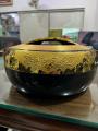 Premium Quality Elegant Design Black Gold Food Warmer Hot Pot, High Quality Insulated Material Keeps Food Fresh and warm upto 6 Hours, Available in 3 Different Sizes - Black Gold. 