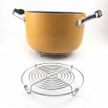 Life Time Quality High Quality Material Hot Pan Stand - Hot Stainless Steel Cooking Pot Trivet Mats Steamer Multifunction Kitchen Pan Stand Holder Pizza Cake Cooling Rack. 