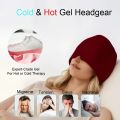 Multi-Color Gel Cover Migraine Relief Cap, Adjustable Cold/Hot Therapy Headband, Stress Relief Accessory. 