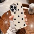 Sangzhi Same Style Polka Dot Apple 14 Phone case iphone13promax1211 Anti-Fall xs/xr All Inclusive 7/8p. 