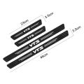 4PCS Car Sill Stickers For Citroen C1 C2 C3 C4 C4L C5 C6 C8 C-ELYSEE VTS Xsara C-Crosser Berlingo Jumpy Nemo Picasso Accessories. 