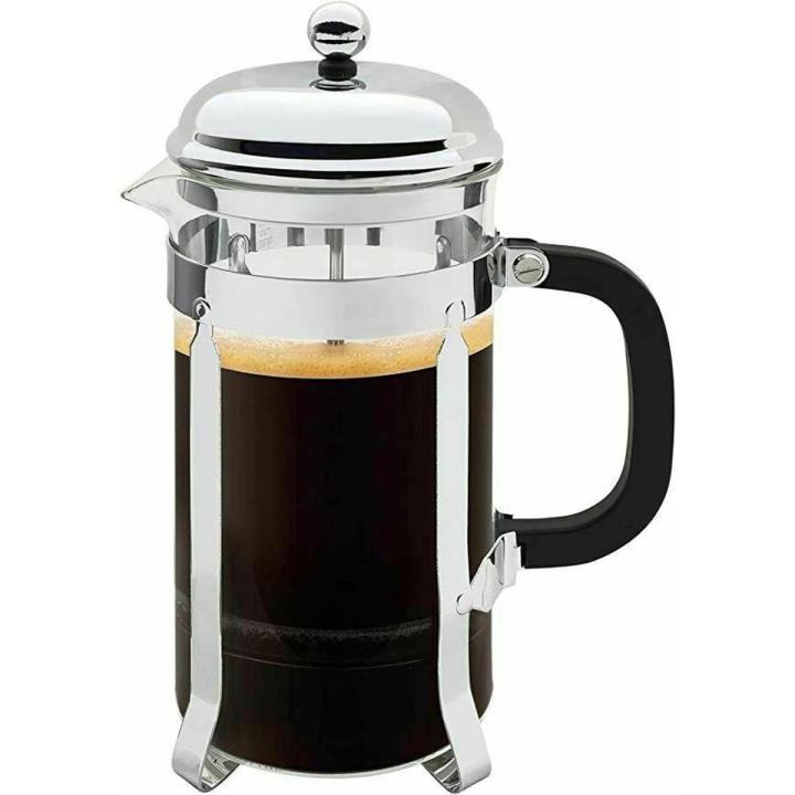 Glass Cafetiere French Coffee Press Pot Coffee Brewing Fresh Tea Filter (1000ml)
