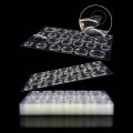 Qiao Jelly Gel Patch, Sticky Seamless Slider Fruit T) Transparent Double-sided 288Pc (12Shee Nail Glue Sticker Self-used for Nail Art Technique. 