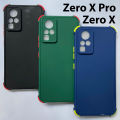 Infinix Zero X / Zero X Pro – Soft Matte Silicone Colored Button Phone Case | Shock-Resistant Back Cover for Men, Women & Kids | IZ10. 