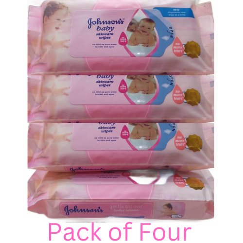 Johnson Baby Wipes 64 Sheets, Wet Tissues, Lightly Fragnanced, Long size Tissue, Best Quality,