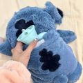 Anime Kawaii Turo Lilo Stitch Plush Hot Water Bottle Winter Women'S Home Water Filling Hand Warmer Monster Toys Gift. 