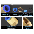 Pneumatic Air Connector Fitting PC/PCF/SL/PB/PX/PL 10mm 12mm 14mm 16 Thread M5 3/4 1 2 way Hose Fittings Pipe Quick Connectors. 
