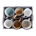 Felt Cup Holder Camping Glass Carrier Mobile Home Plate Holder Felt for Drinking Glasses Wine Glass Holder Camping Accessorie Camper Tableware Storage. 