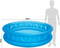 Intex Swimming Pool | Swimming pool for Kids | Best summer Gift | Best Quality Swimming pool | Import Quality | Inflatable Swimming Pool Length 6 Feet diameter  1.6 Feet Depth + FREE Air PumpModel (58431). 