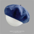 Autumn And Winter Wool Felt Beret Trendy Fashionable Wool Material Painter Hat Solid Color Female Girls Fashion Beret for Daily Wear Street Fashion Autumn And Winter Outfits Artists And Painters. 