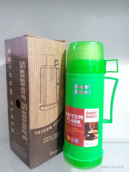0.5 Liter Thermal Vaccum Flask Tea Coffee Drinks HOT & COLD VACUUM FLASK BOTTLE  Vacuum Flask Thermos Jug (Plastic Body) (500ml)
