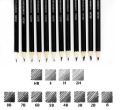 Pack of 12  USLON Graded Pencil for Sketching Drawing Drafting ( Sketching Pencils ). 