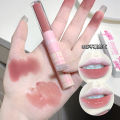 SHAQINUO Youth Time Double Head Lip Glaze Mirror Water Gloss Matte Velvet Lipstick Domestic Beauty. 