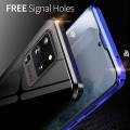 Samsung Galaxy S20 Ultra 5G Back Sided Tempered Glass Magnetic Case 360 ​Full Body Magnetic Bumper Protection Case. 
