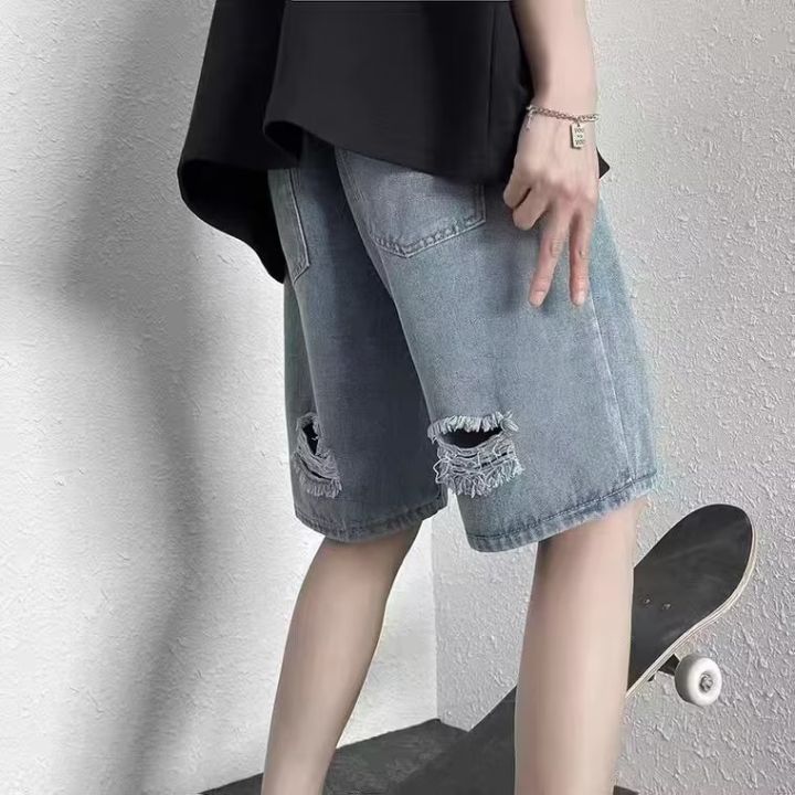 Ripped%20Denim%20Shorts%20Baby%20Boy%20and%20Girl%20Summer%20NewinsFashion%20Brand%20Hip-Hop%20Street%20Loose%20Straight%20Wide%20Leg%20Five-Point%20Pants%20-%20Image%204