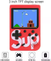 Sup Game Box 400 In 1 Mini Portable Gameboy 3 Inches Large Screen 400 Games Builtin - Game Box Mini Portable Console Handheld Game PAD Game box - Red Black White Blue. 