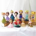 PinShang YNC Disney Princess Figure Cute Figures Collectibles Snow White,Bella,Elsa,Sophia,Ariel Figure Cake Toy Topper Gift. 