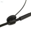 Double Ear Hook Headset Mic Microphone 3.5mm Straight + Right Angle. 