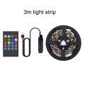 TV Backlight Music Sync USB Powered RGB5050 LED Strip Light for 15 - 80 Inch TV, Mirror, PC. 