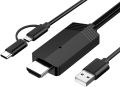 MiraScreen USB to HDMI Cable for Android Phone Tablet to TV, 1080P. 
