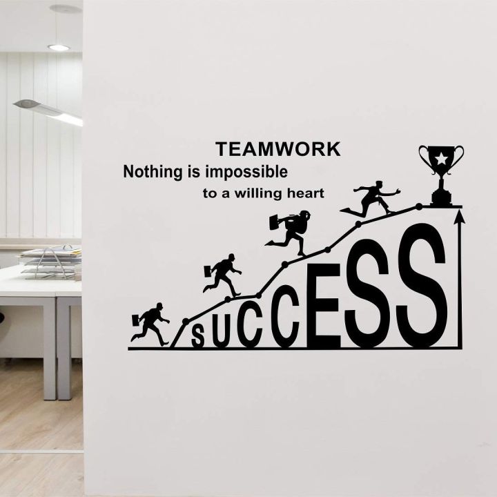 WallsArt%20TEAMWORK%20SUCCESS%20Vinyl%20Quotes%20Wall%20Sticker%20for%20Office,%20Motivational%20Quote%20Decal%20for%20Workspaces%20-%20Image%202