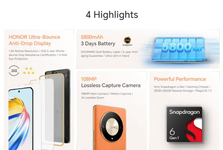 HONOR%20X9b%205G,%2012GB%20+%208GB%20RAM%20+%20256GB%20ROM,%20120Hz%20Curved%20AMOLED%20Display,%205800%20mAh%20Battery,%20108MP%20Triple%20Camera,%204nm%20Snapdragon%206%20Gen%201%20Chipset,%20With%201%20Year%20Replacement%20Warranty%20-%20Image%206