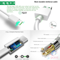 Oppo USB A to Type C 33W Fast Charging Cable White VOOC Compatible with Reno A Series F Series K Series. 