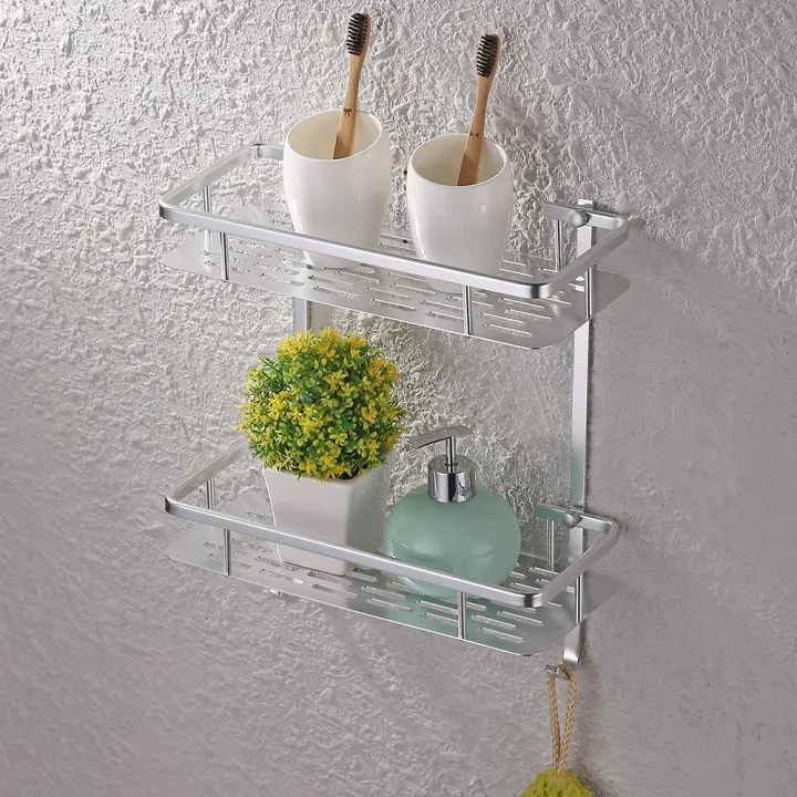 2%20Layer%20Aluminium%20Bathroom%20Square%20Corner%20Shelf%20-%20Silver%20-%20Image%204