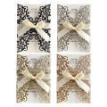 10pcs Laser Cut Hollow Butterfly Wedding Invitations Cards Gift Card Paper Cover Kit Party Wedding Decoration Birthday Card. 